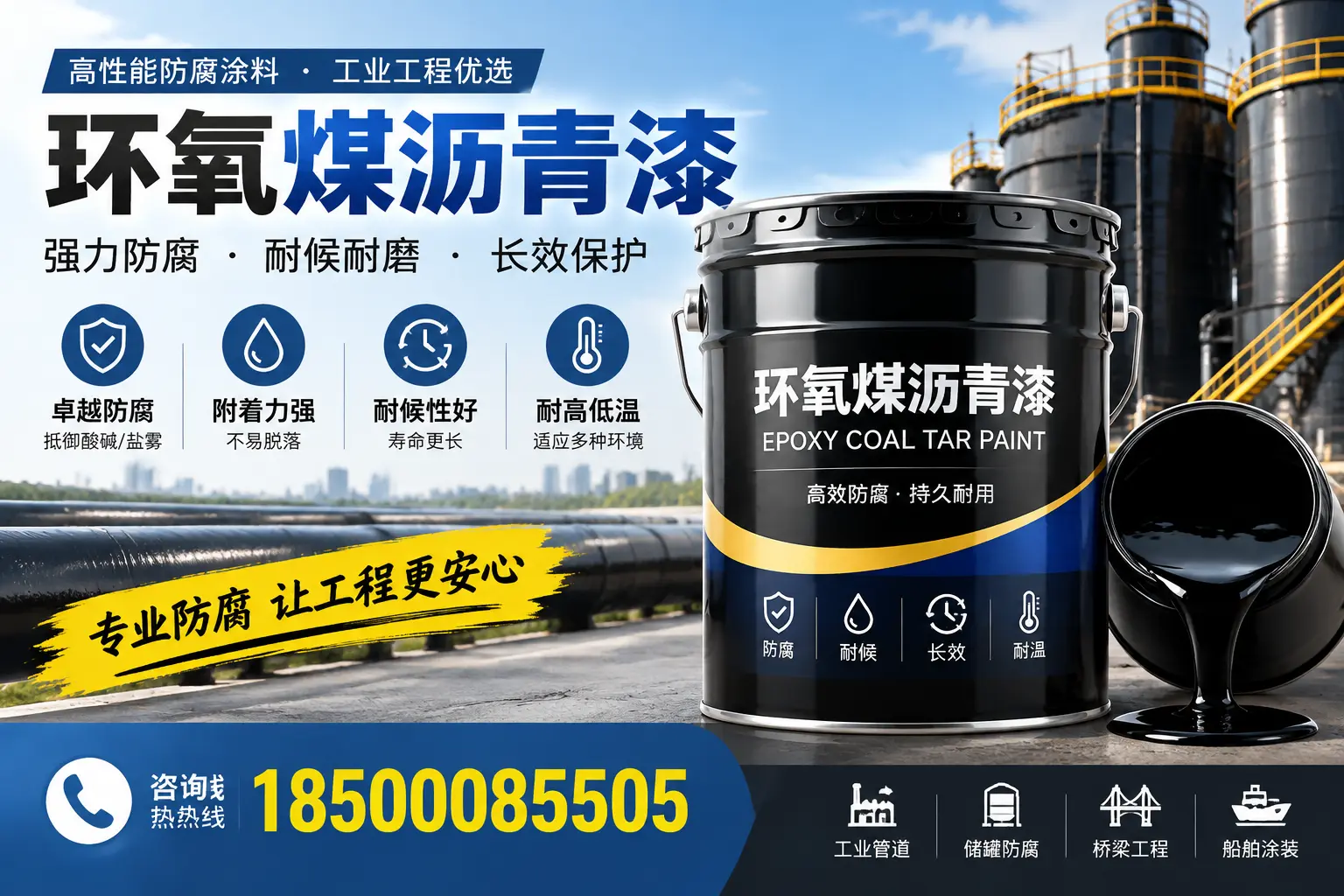 环氧煤沥青漆的施工方法与注意事项，确保在三门峡顺利完成